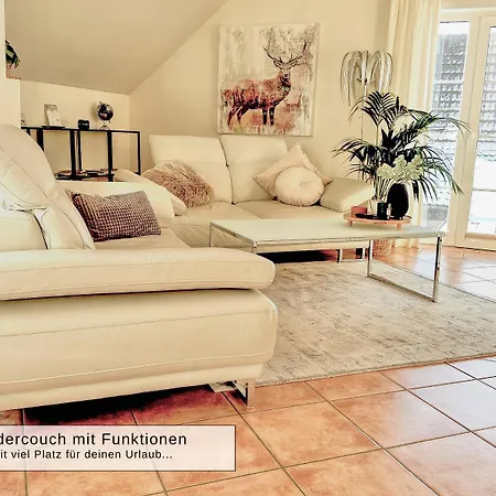 Apartment Harz-Fewo Weitsicht, Modern & Ruhig Mit 2 Balkonen, Jura Kaffeevollautomat, Kaminofen, Gaeste Mit Hund Willkommen Bad Harzburg