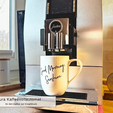 Apartmán Harz-fewo Weitsicht, Modern & Ruhig Mit 2 Balkonen, Jura Kaffeevollautomat, Kaminofen, Gaeste Mit Hund Willkommen Bad Harzburg