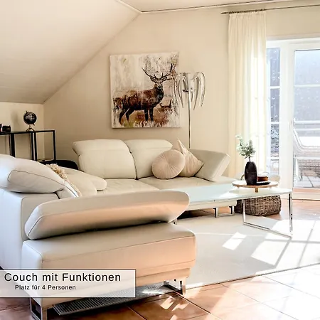 Harz-Fewo Weitsicht, Modern & Ruhig Mit 2 Balkonen, Jura Kaffeevollautomat, Kaminofen, Gaeste Mit Hund Willkommen Apartment