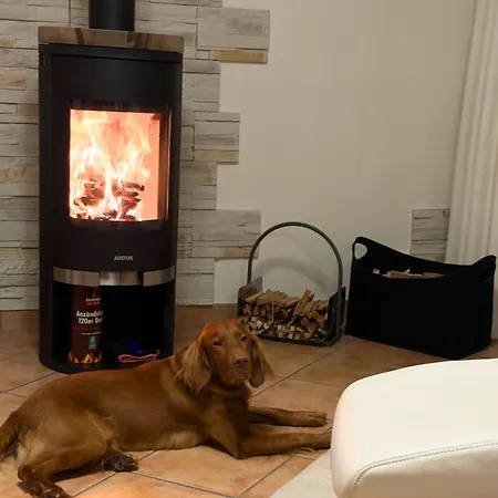 Harz-fewo Weitsicht, Modern & Ruhig Mit 2 Balkonen, Jura Kaffeevollautomat, Kaminofen, Gaeste Mit Hund Willkommen