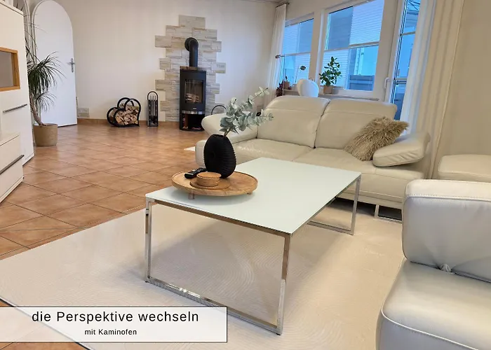 דירה Harz-fewo Weitsicht, Modern & Ruhig Mit 2 Balkonen, Jura Kaffeevollautomat, Kaminofen, Gaeste Mit Hund Willkommen *