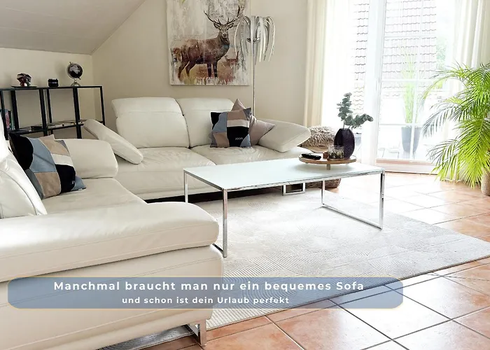Harz-fewo Weitsicht, Modern & Ruhig Mit 2 Balkonen, Jura Kaffeevollautomat, Kaminofen, Gaeste Mit Hund Willkommen דירה
