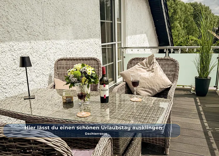 Harz-fewo Weitsicht, Modern & Ruhig Mit 2 Balkonen, Jura Kaffeevollautomat, Kaminofen, Gaeste Mit Hund Willkommen *