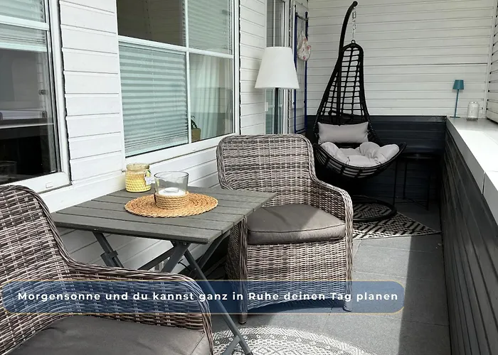 Harz-fewo Weitsicht, Modern & Ruhig Mit 2 Balkonen, Jura Kaffeevollautomat, Kaminofen, Gaeste Mit Hund Willkommen באד הרצבורג